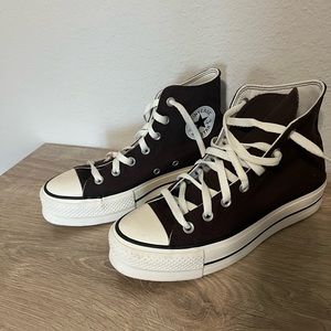 Brown Platform Converse